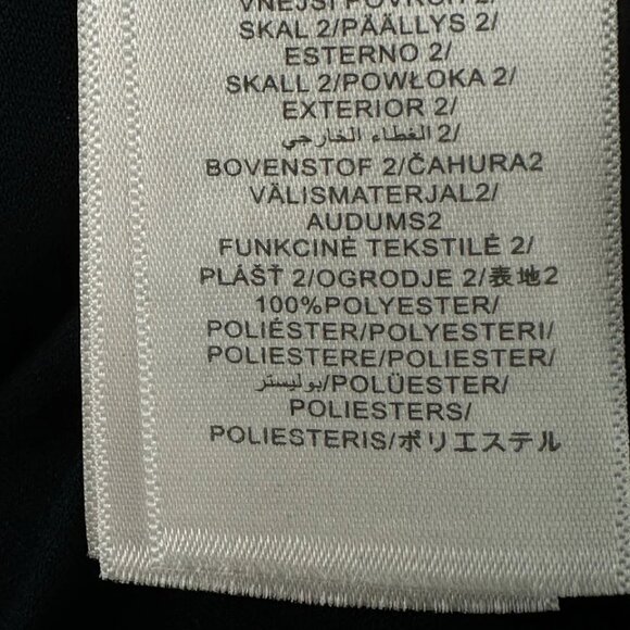 Adrianna Papell Illusion Dress Sz 14 Asymmetrical Mesh Top Midnight Witchy Glam - Picture 12 of 12